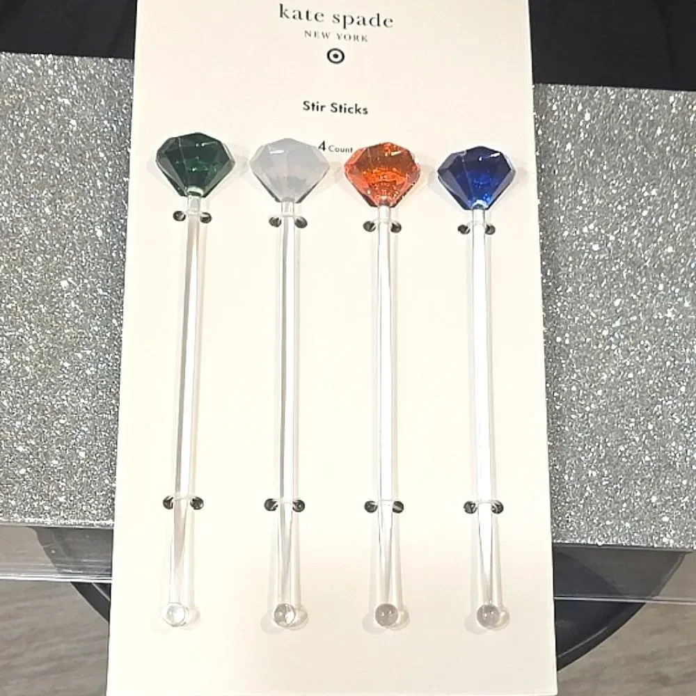 Kate Spade Gem Cocktail Stir Sticks- Set Of 4‎